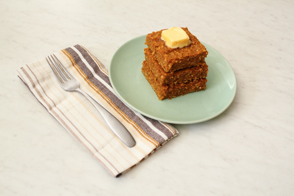 Gluten Free Pumpkin Spice Oatmeal Bars Recipe