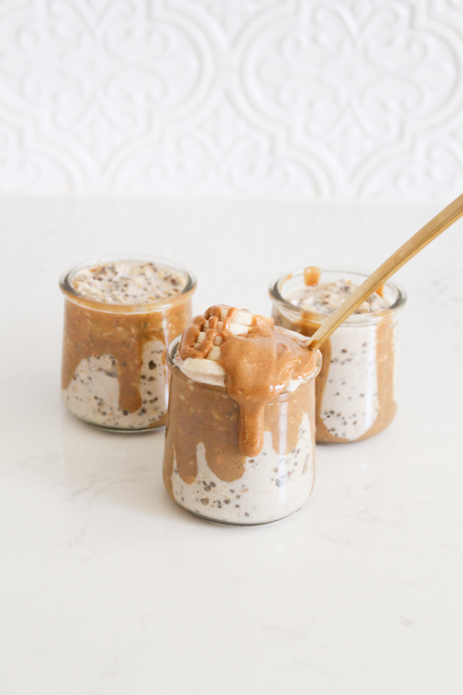 Overnight Oats with Peanut Butter
